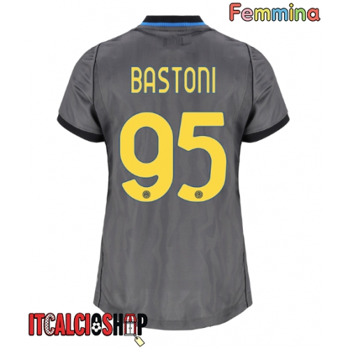 Inter Milan Alessandro Bastoni #95 Terza Maglia Femmina 2026-27 Manica Corta